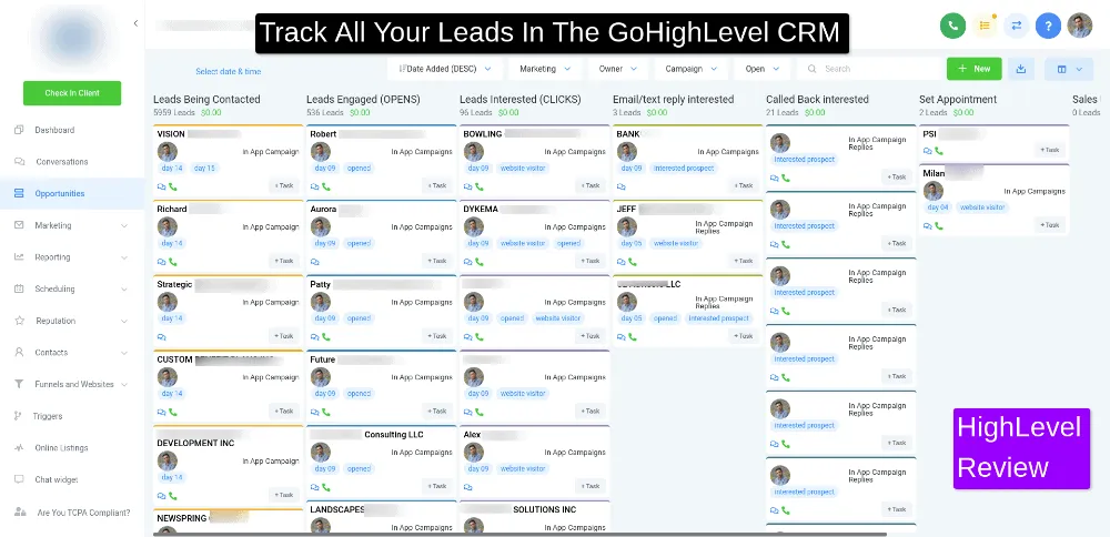 Lead Dashboard